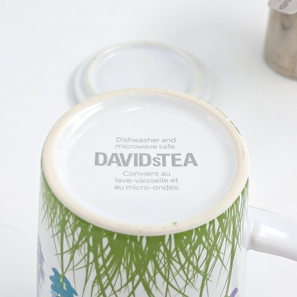 Davids Tea The Perfect Mug Spring 2015 Flower Garden with Infuser and Lid - Picture 5 of 8